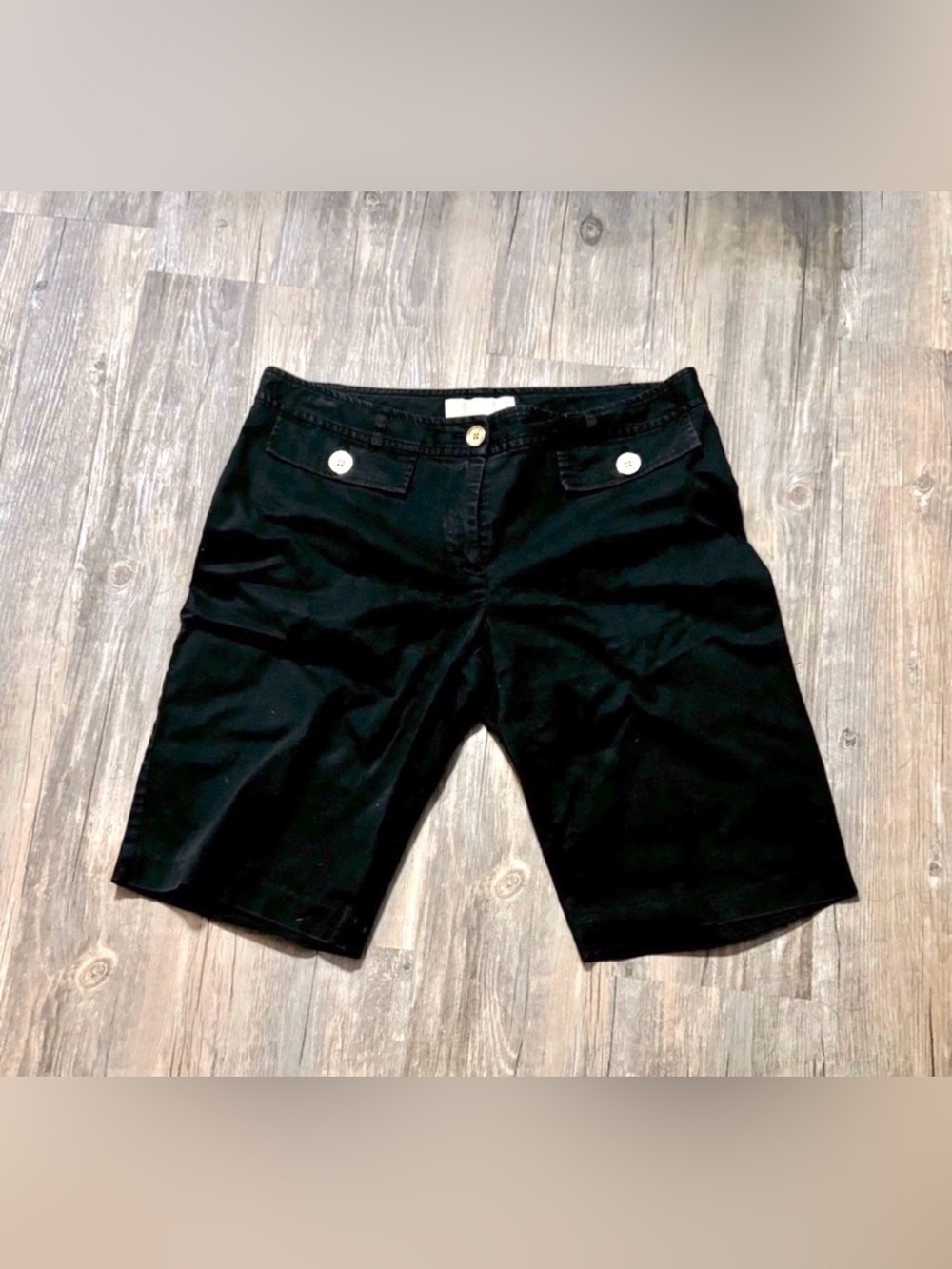 Michael Kors Black Bermuda Shorts Size 6